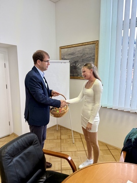 Župan sprejel tenisačico Niko Štor (4)